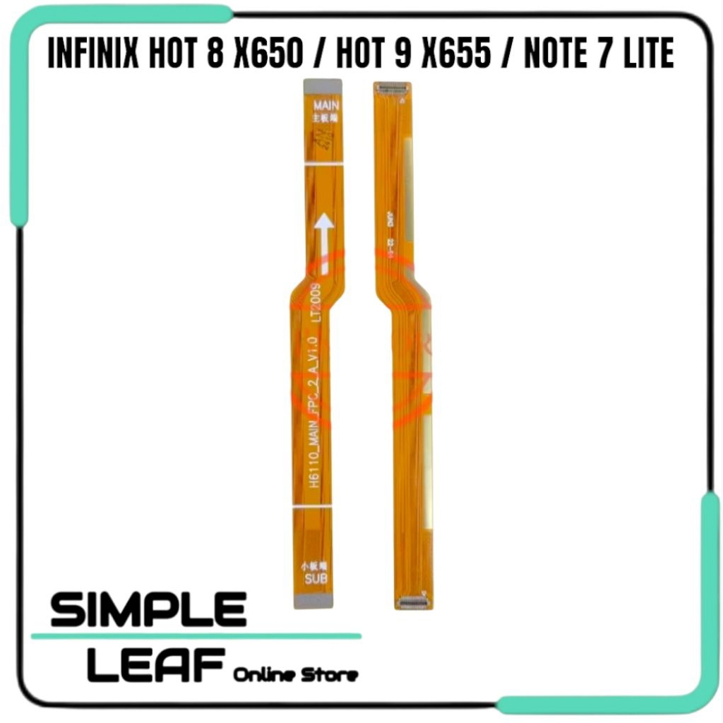 Flexibel UI Board / Flexible Main Board Infinix Hot 8 - Hot 9 - Note 7 Lite