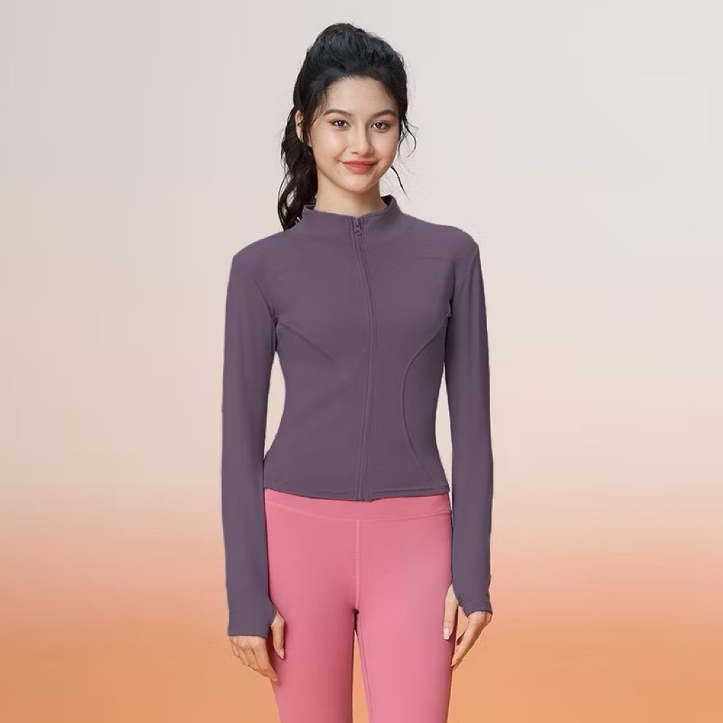 PRELOVED | WiZi Baju Lari Wanita Baju Gym Wanita Lengan Panjang Untuk Olahraga Yoga Jaket Anti UV