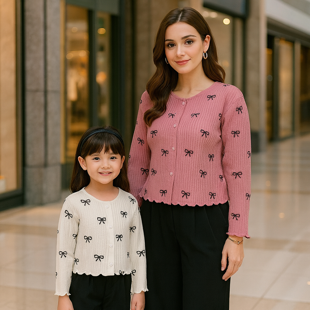 SunanKids - Cardigan Anak Perempuan  Premium Bahan Wafer Usia 2-12 Tahun