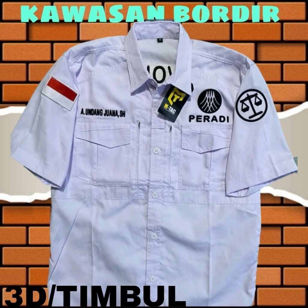 Premium 3D kemeja tactical advokat kemeja advokat baju advokat seragam advokat pdh advokat kemeja pe