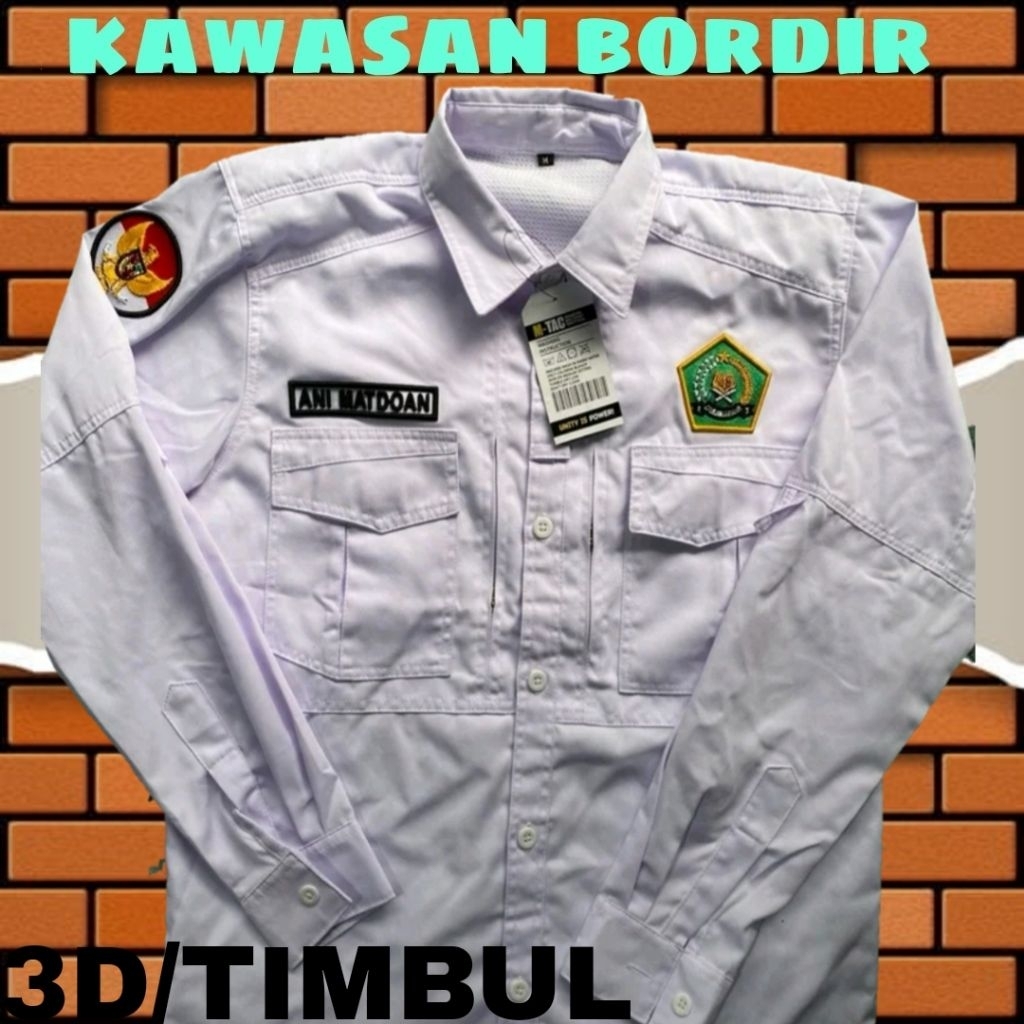 Premium 3D kemeja tactical Kemenag kemeja kemenag seragam kemenag baju kemenag pdh Kemenag full bord