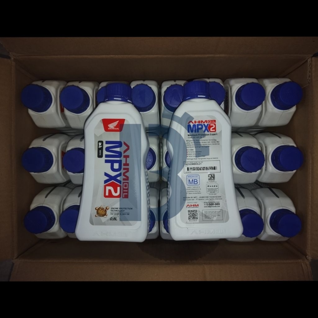 Satu dus oli motor mpx 2