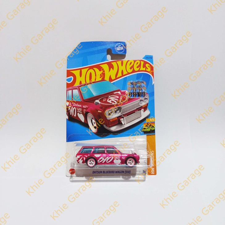 HotWheels Hot Wheels Super Treasure Hunt Datsun Bluebird Wagon 510 Pink Factory Sealed STH THS 2023