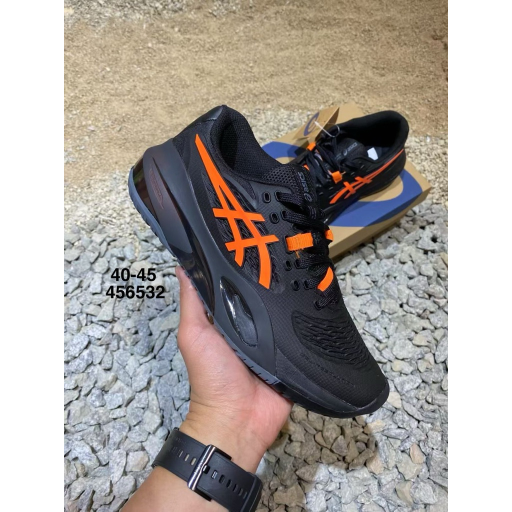 Asics Gel Resolution X Black Orange