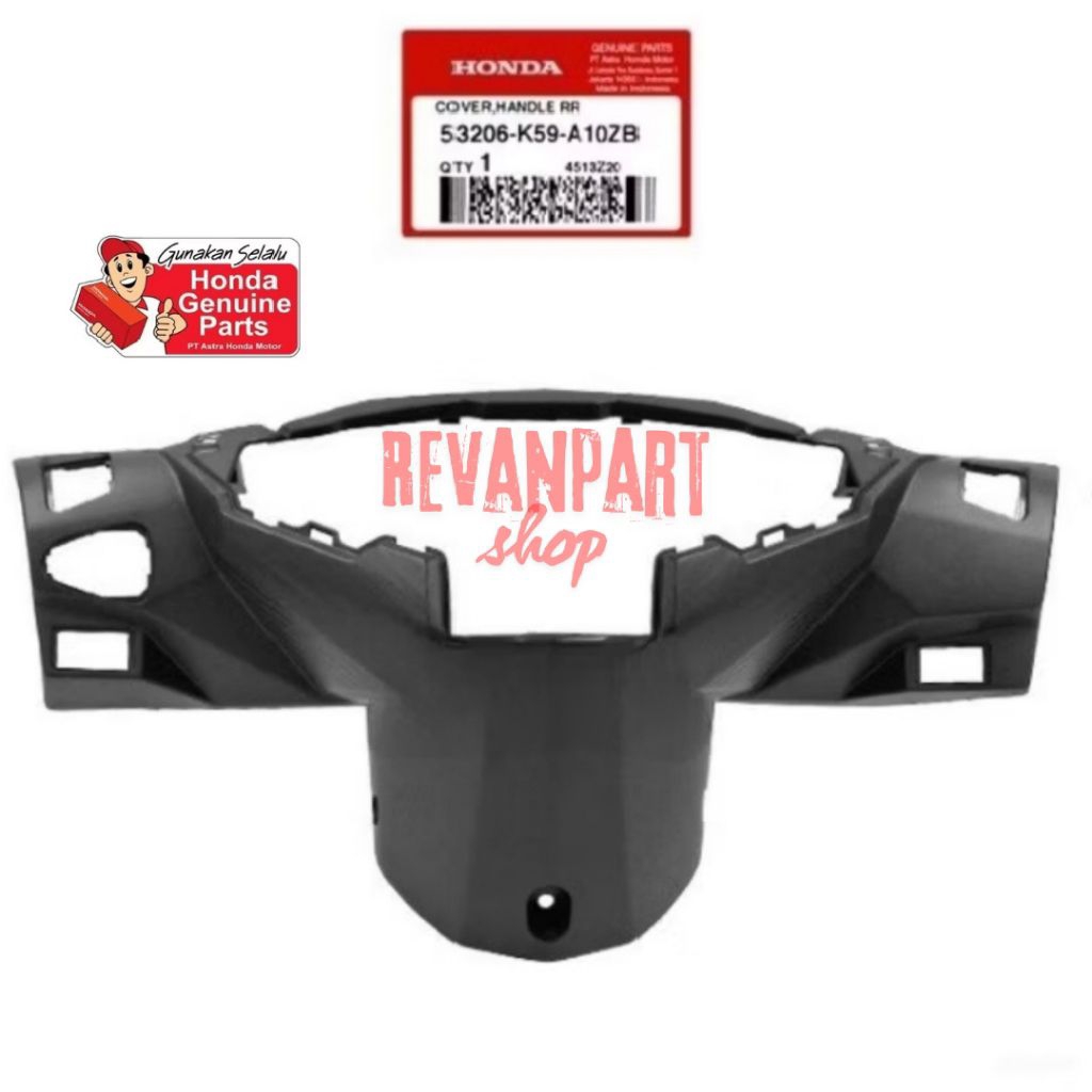 cover batok kepala belakang Vario 125 150 ISS led old 2015-2017 original Honda