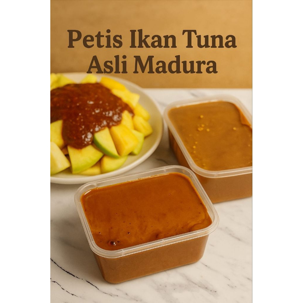 (COD) Petis madura asli ikan tuna 300g asli khas madura 100%-pamekasan