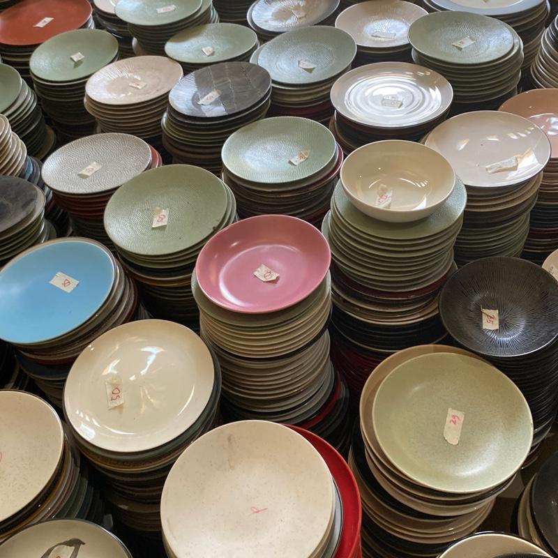 SALE GUDANG - 1 KG PIRING MANGKOK GELAS KERAMIK ESTETIK