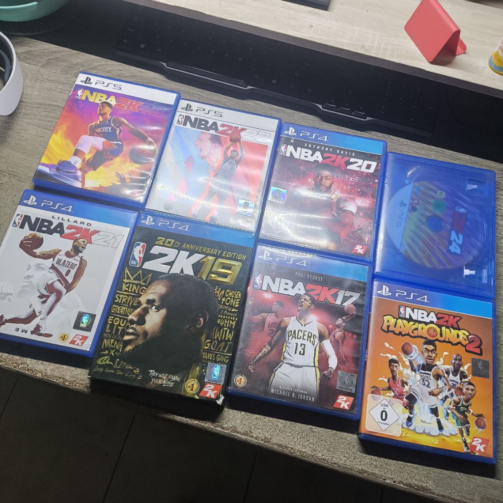 BD PS4 PS5 Basket nba 2k17, nba 2k18, nba 2k19,nba 2k20, nba 2k21, nba 2k22, nba 2k23, nba nk24, nba