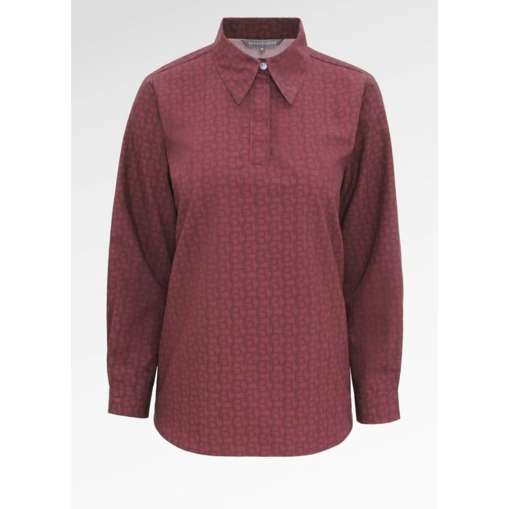 monogram polo shirt benang jarum