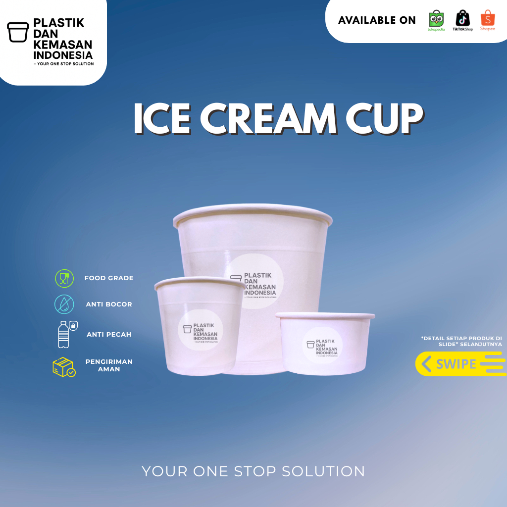 Ice Cream Cup DPE 20 oz,10 oz ,9 oz dan 2 oz