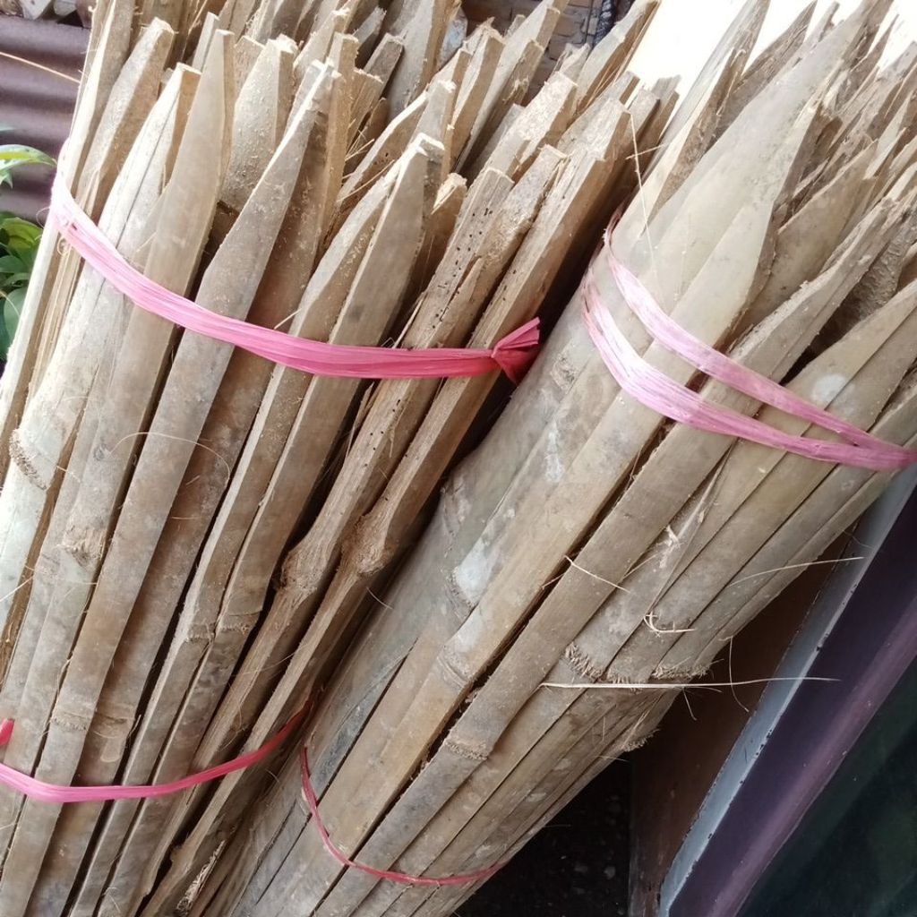 Ajir bambu turus penyangga tiang tanaman 1 Meter