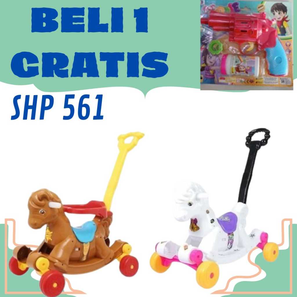 Mainan Anak kuda-kudaan dorong SHP TOYS SHP MSP 561 MLS 582 KH 528, KP 561