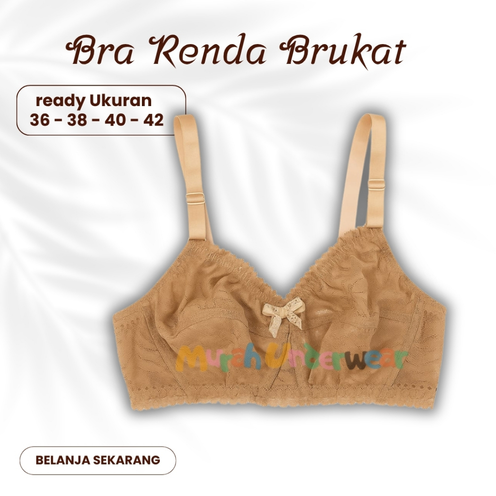 Murah Grosir - bh wanita bh bidadari  bh tanpa busa tanpa kawat bh full renda bh bandung bra jumbo