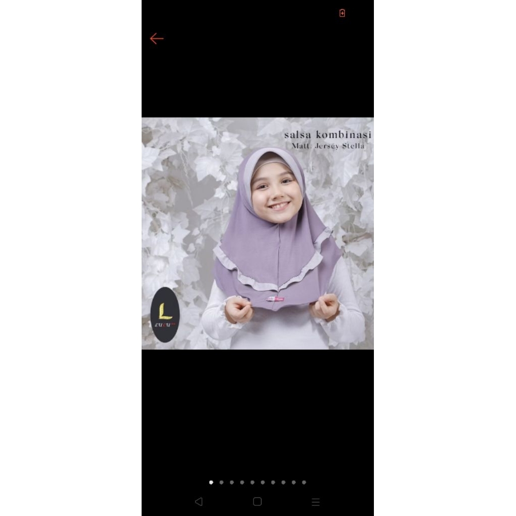 kerudung anak salsa Kombi by Lulu hijab