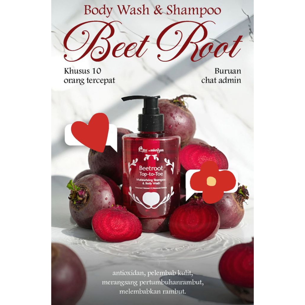 Beetroot Body wash+shampo