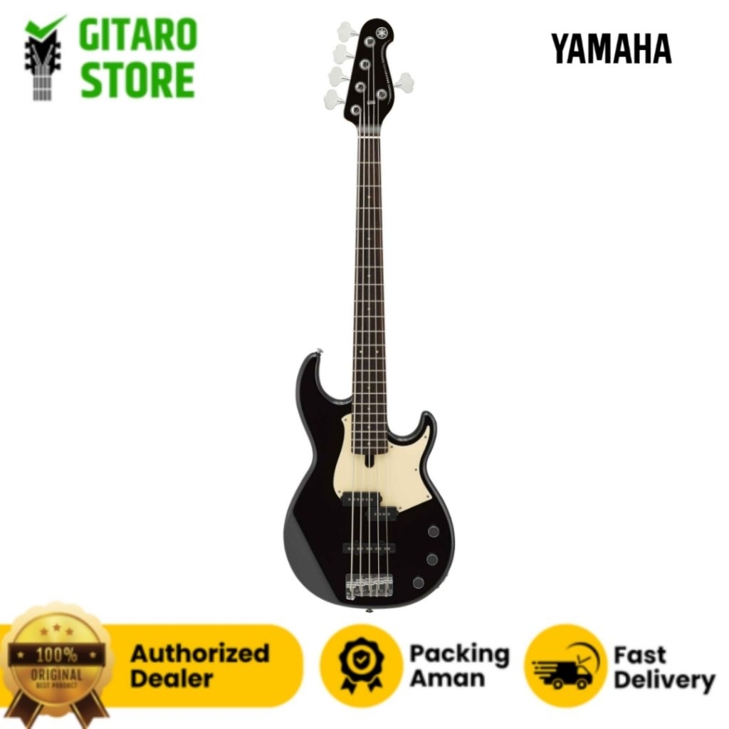 Gitar Bass Yamaha BB435 BB 435 Bass Elektrik 5 String Original - Hitam