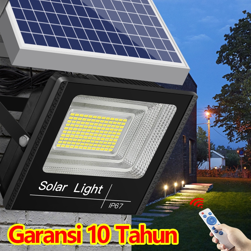 4000W Lampu Dinding & Taman Tenaga Surya Lampu Teras, Jalan, Panel - Nyala Otomatis Saat Gelap, Tanp