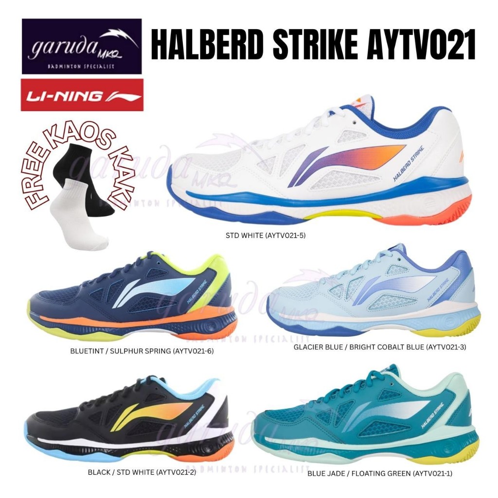 Sepatu Badmintion Lining Halberd Strike AYTV021 / Li-Ning Halberd Strike