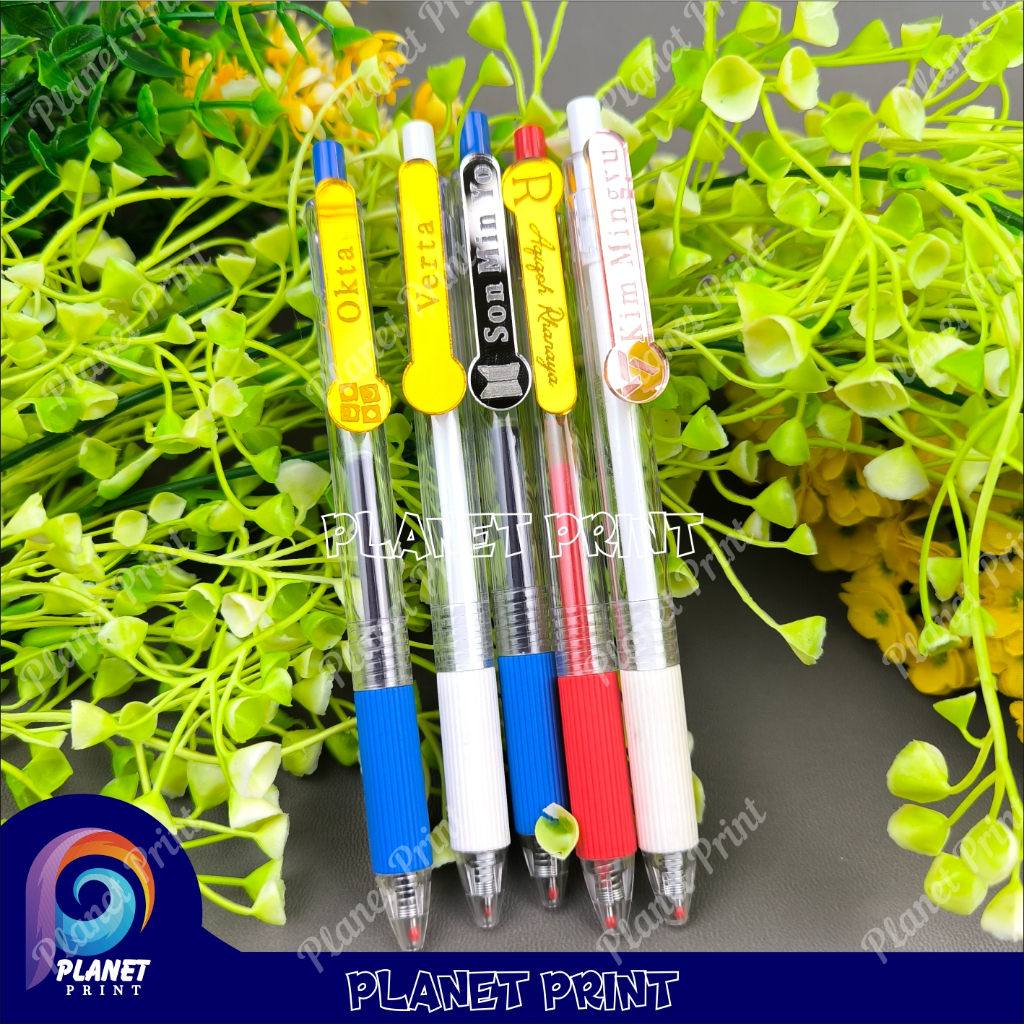 (WBR) Bolpoin Custom pulpen pena Custom Nama Grafir Laser | FREE Custom Nama/Logo | pulpen Kayu Cust