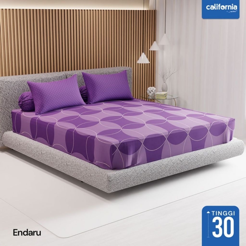 California - Sprei California Fitted Uk 180x200 T30 / Sprei  California Motif