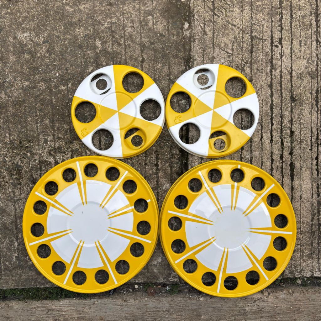 Wildop dop wildop couple set donat ondol lubang15 truck canter engkel ring15 dan 16 motif silang spi