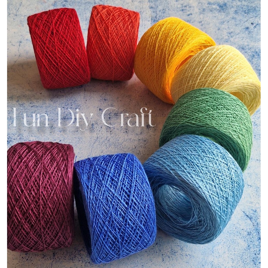 1Roll Benang Sulam - Benang Rajut - Benang 1Roll - Benang Jahit