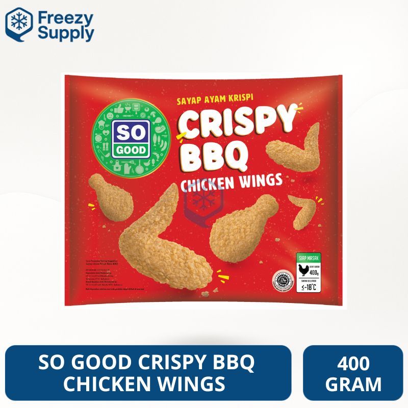 So Good Crispy BBQ Chicken Wings 400 Gram