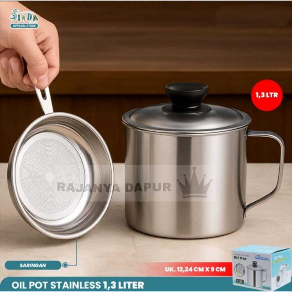 oil pot sinda - Oilpot ha - tempat saringan minyak - tempat wadah minyak - saringan minyak - tempat 