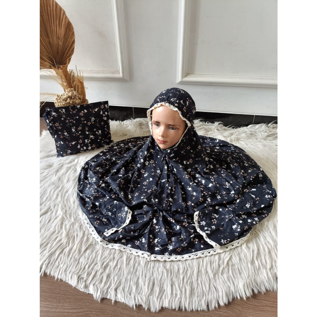 Mukena Rayon Anak Terusan Printing Amarilis