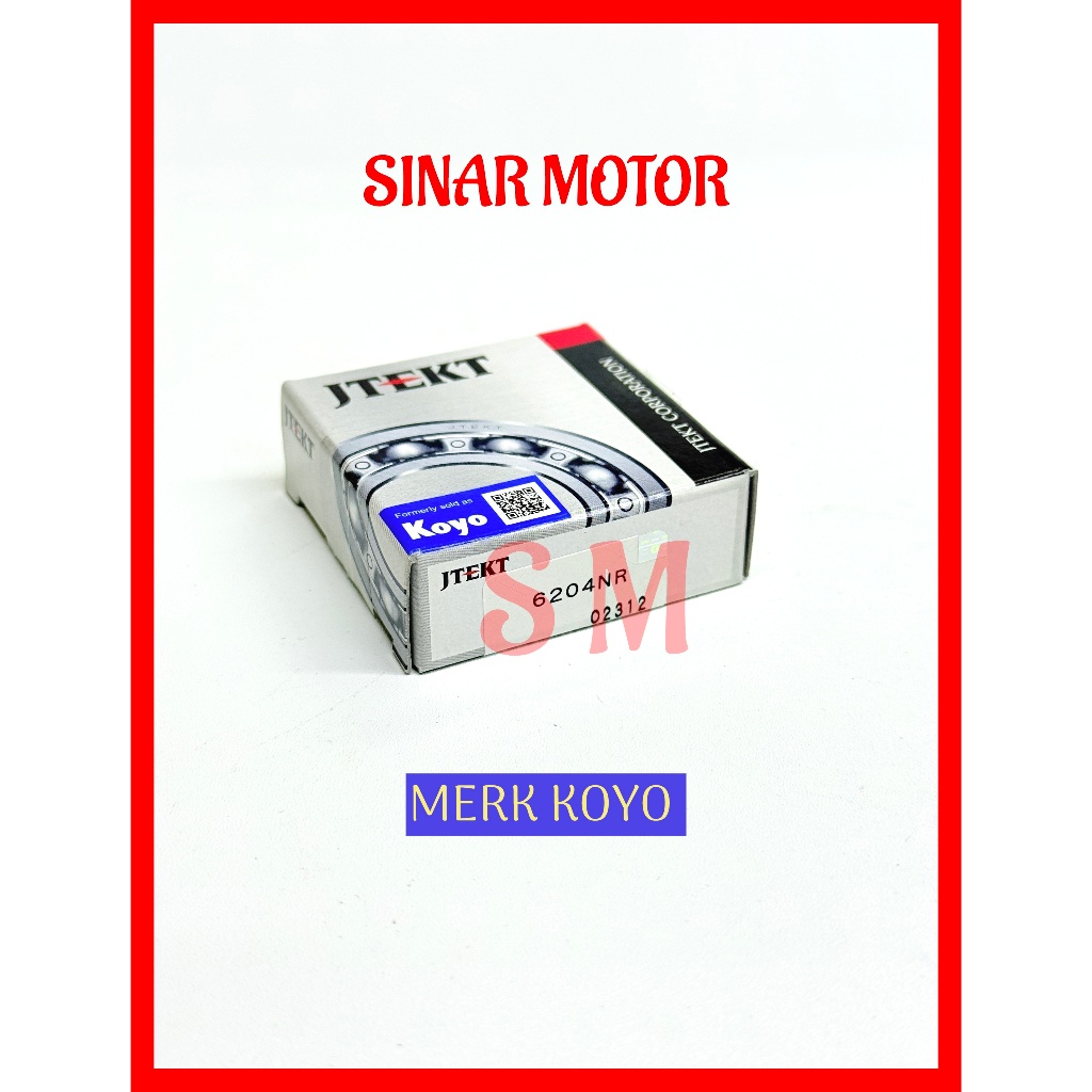 BEARING 6204NR KOYO 6204 NR KOYO