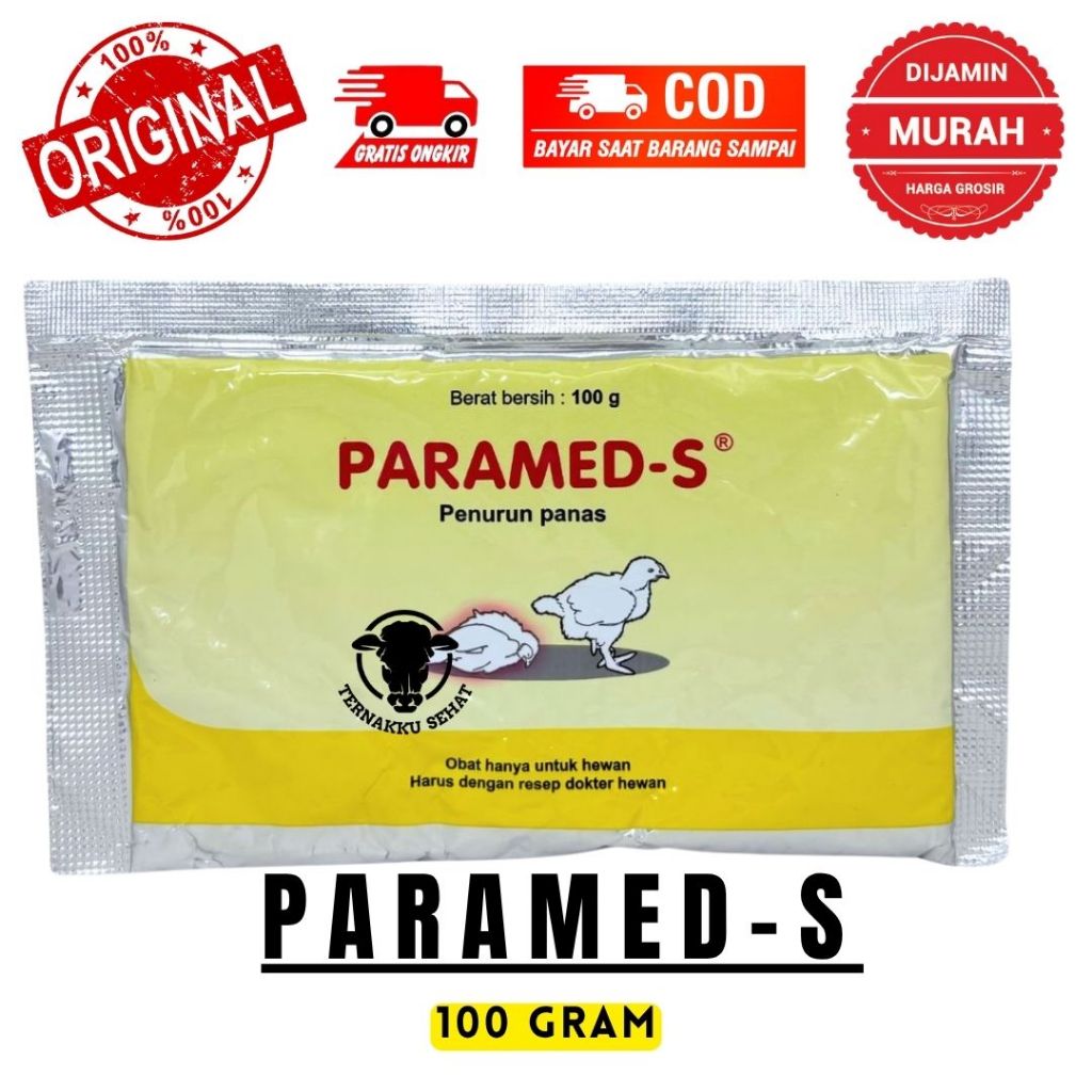 Paramed-S 100 gram Medion Obat penurun panas Ayam