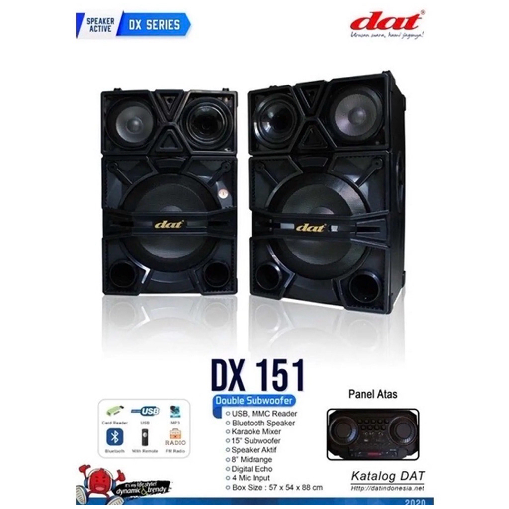 SPEAKER AKTIF DAT DX 151 15 INCH