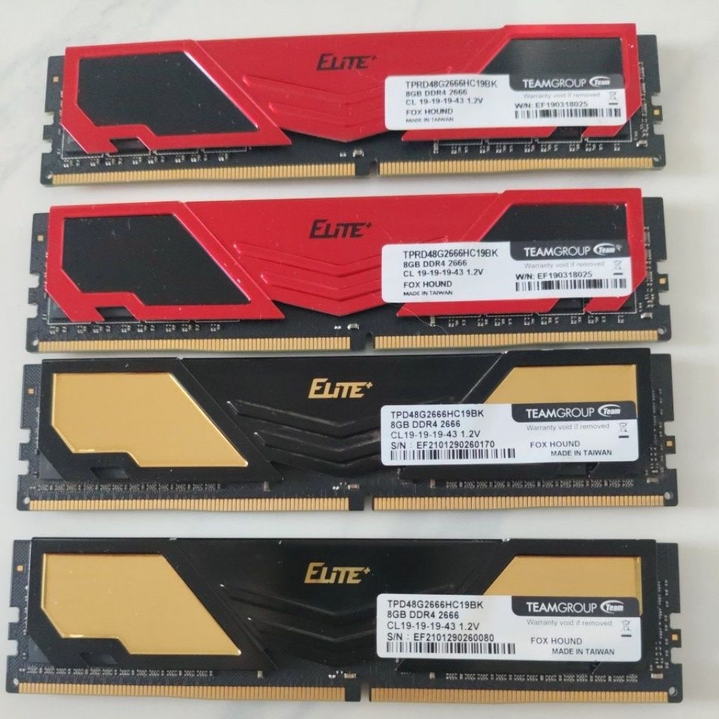 RAM DDR4 8GB PC 2666 TEAM ELITE