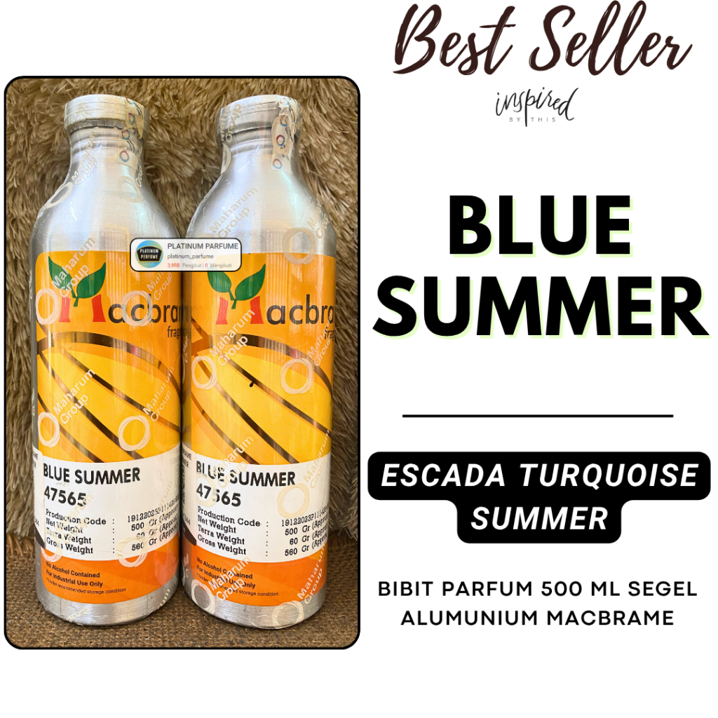 BLUE SUMMER MACBRAME 500 ML SEGEL ALUMUNIUM