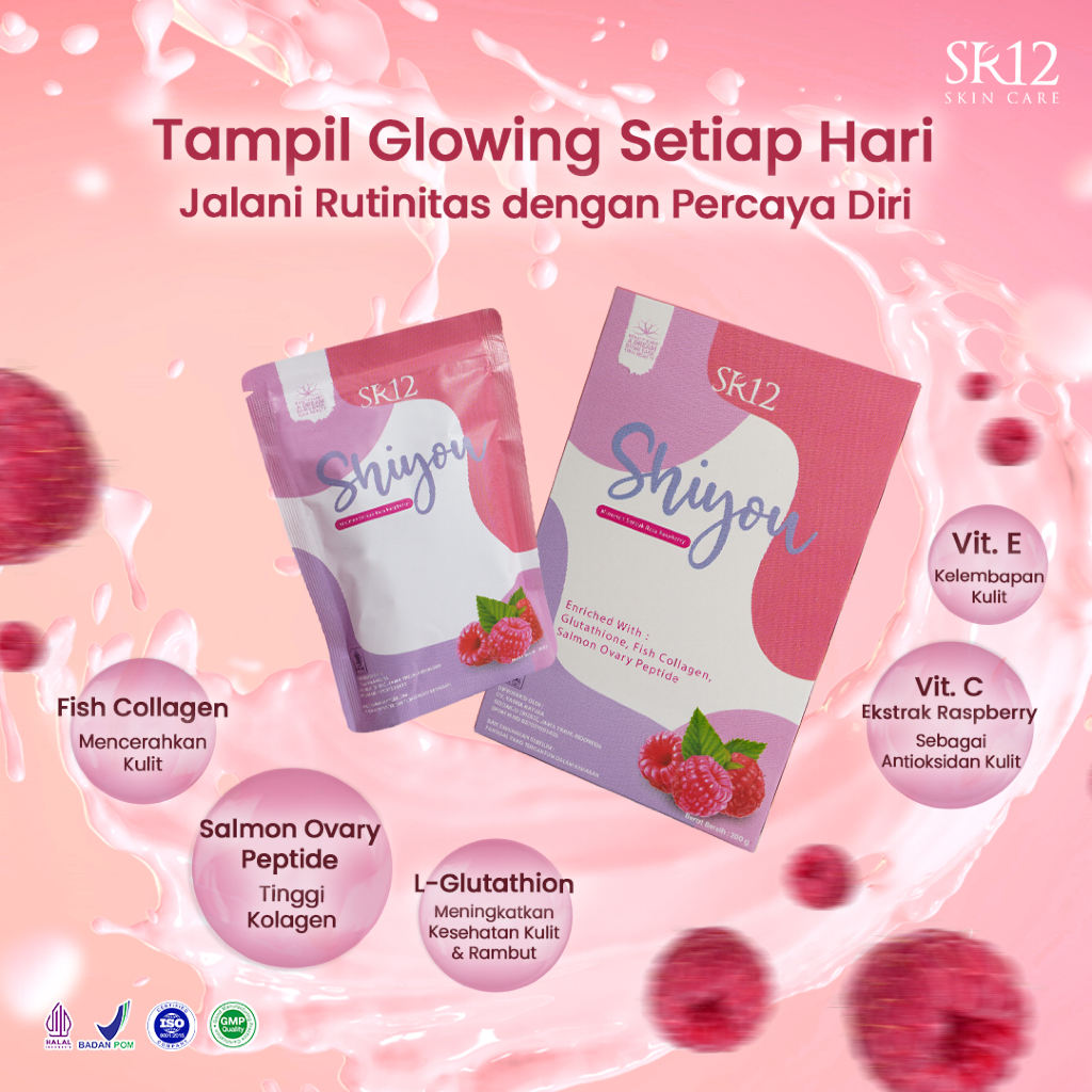 Shiyou Collagen kolagen salmon ovary peptide Drink by SR12 100 gram dan 200 gram minuman pemutih pen