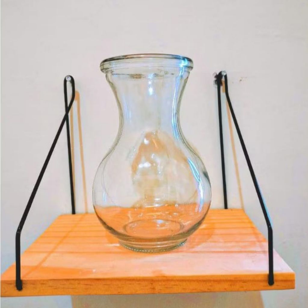 Vas Bunga Kaca BULAT Vas Aquarium Dekorasi Ruangan