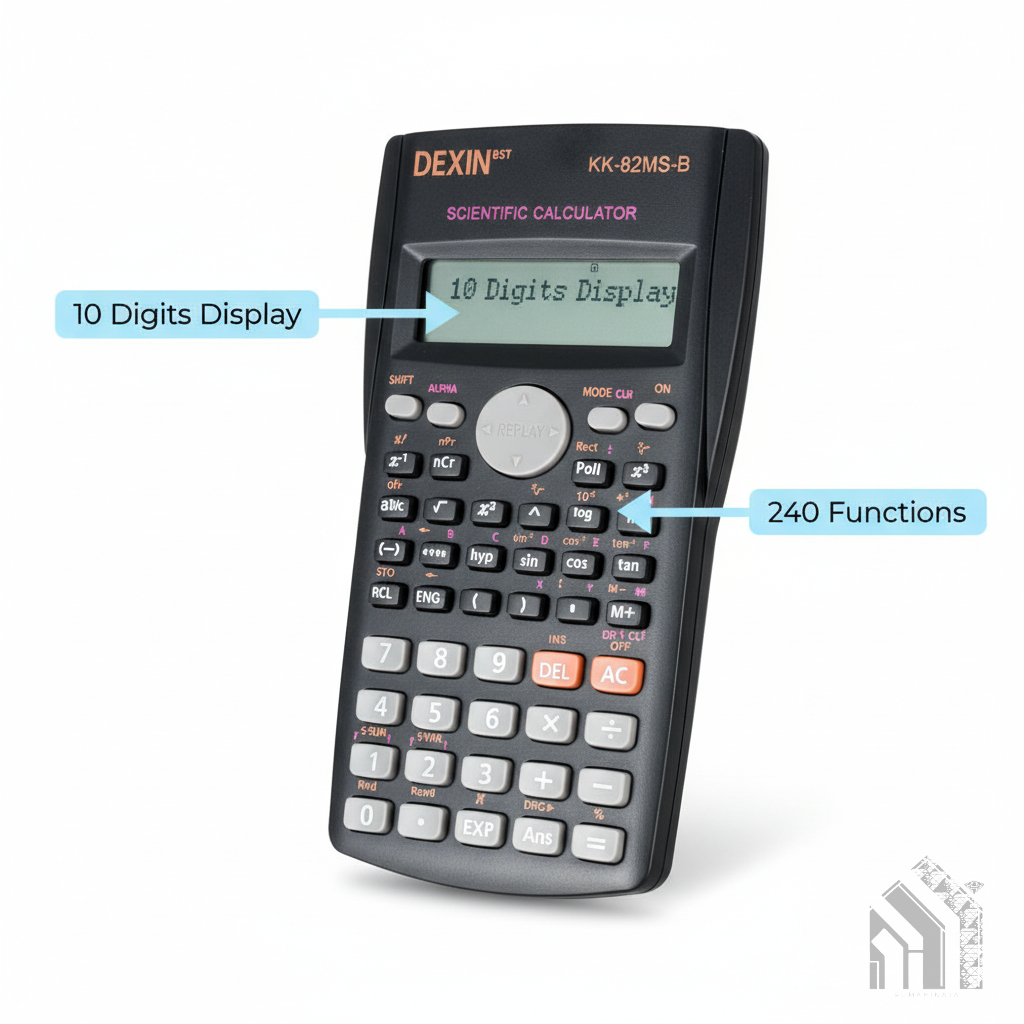 Kalkulator Ilmiah Scientific 240 Fungsi Canggih Alat Hitung Matematika Teknik Kimia Akurat untuk Mah