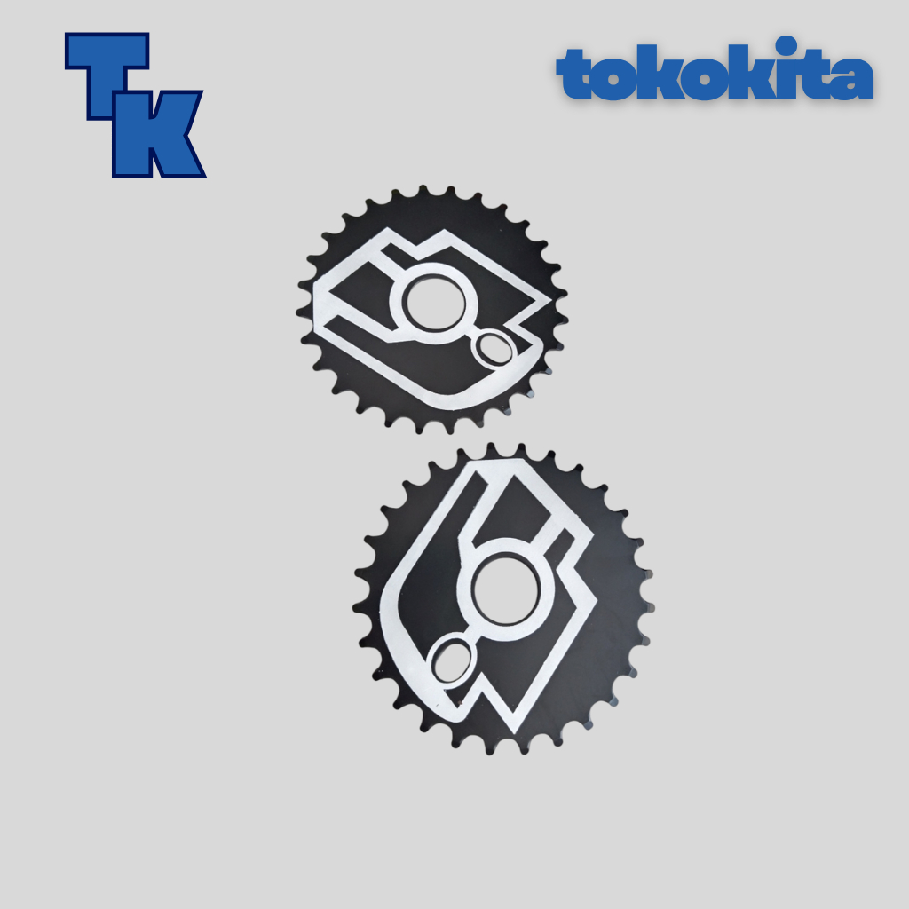 Crank Gear Piringan Gear Depan Sepeda BMX 28T GT