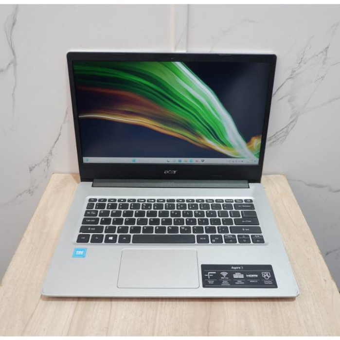 Laptop Acer Aspire 3 A314-35 Pentium Silver N6000 Ram 4Gb Ssd 256Gb Laptop Slim Mulus
