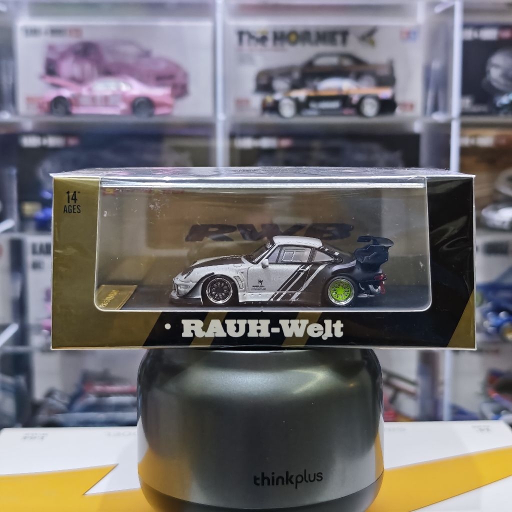 STAR MODEL RAUH WELT RWB PORSCHE SILVER HITAM PUTIH BLACK