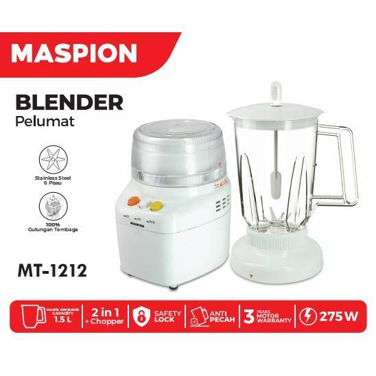 MASPION MT - 1212 - CHOPPER BLENDER PLASTIK