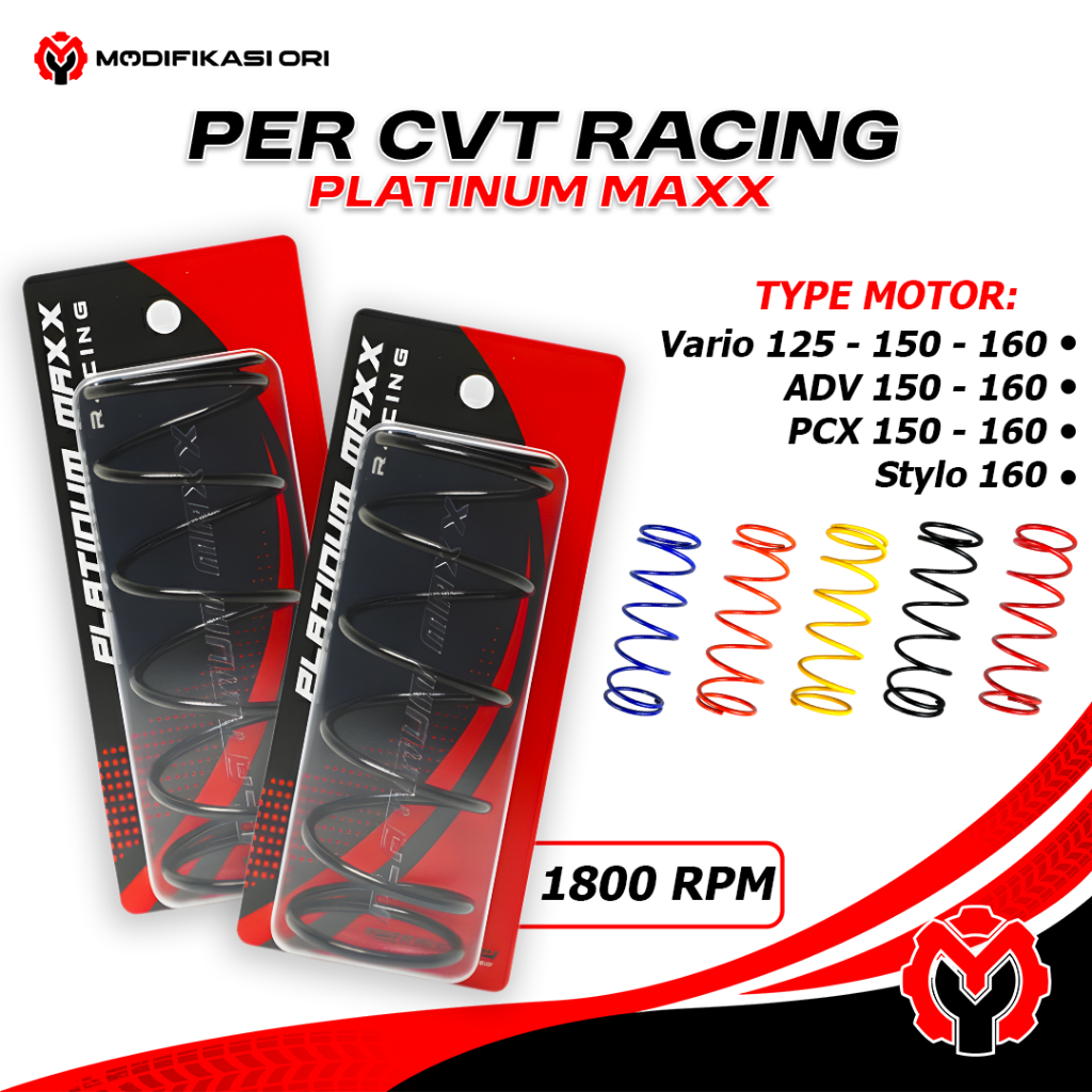 PER CVT 1800 Rpm Racing Vario 125 Kirian CVT racing 1800rpm PCX ADV 150 Vario 150