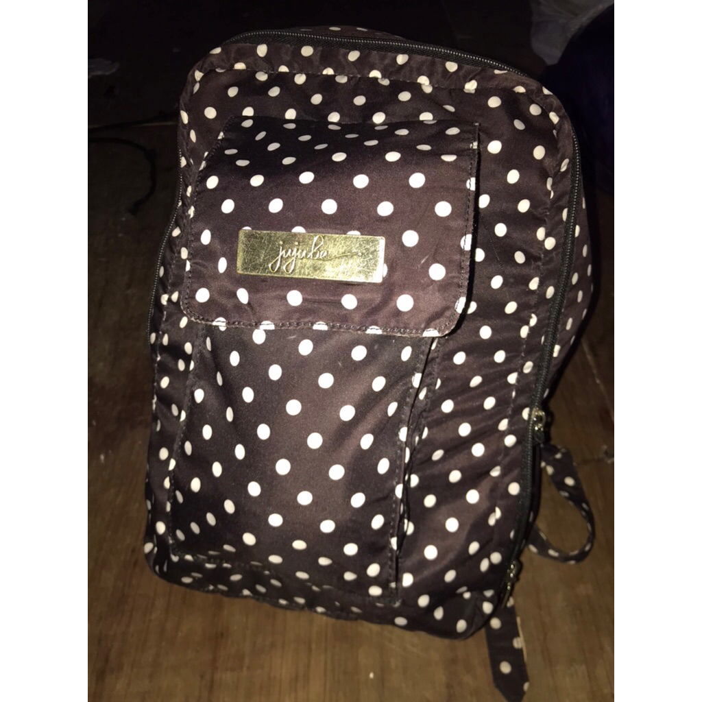 Ransel kecil polka backpack jujube preloved original