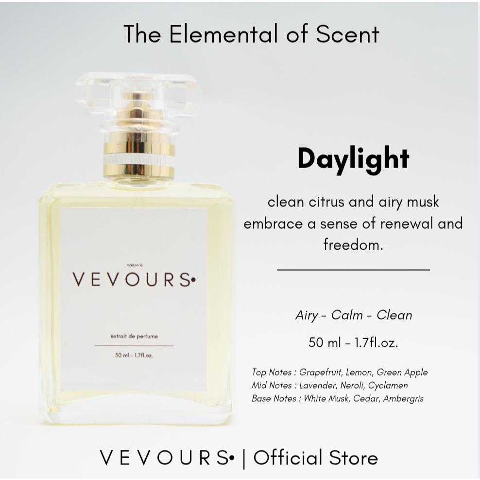 Maison Le Vevours Parfum Daylight Extrait de Perfume 50 ml Unisex Eksklusif Fragrance
