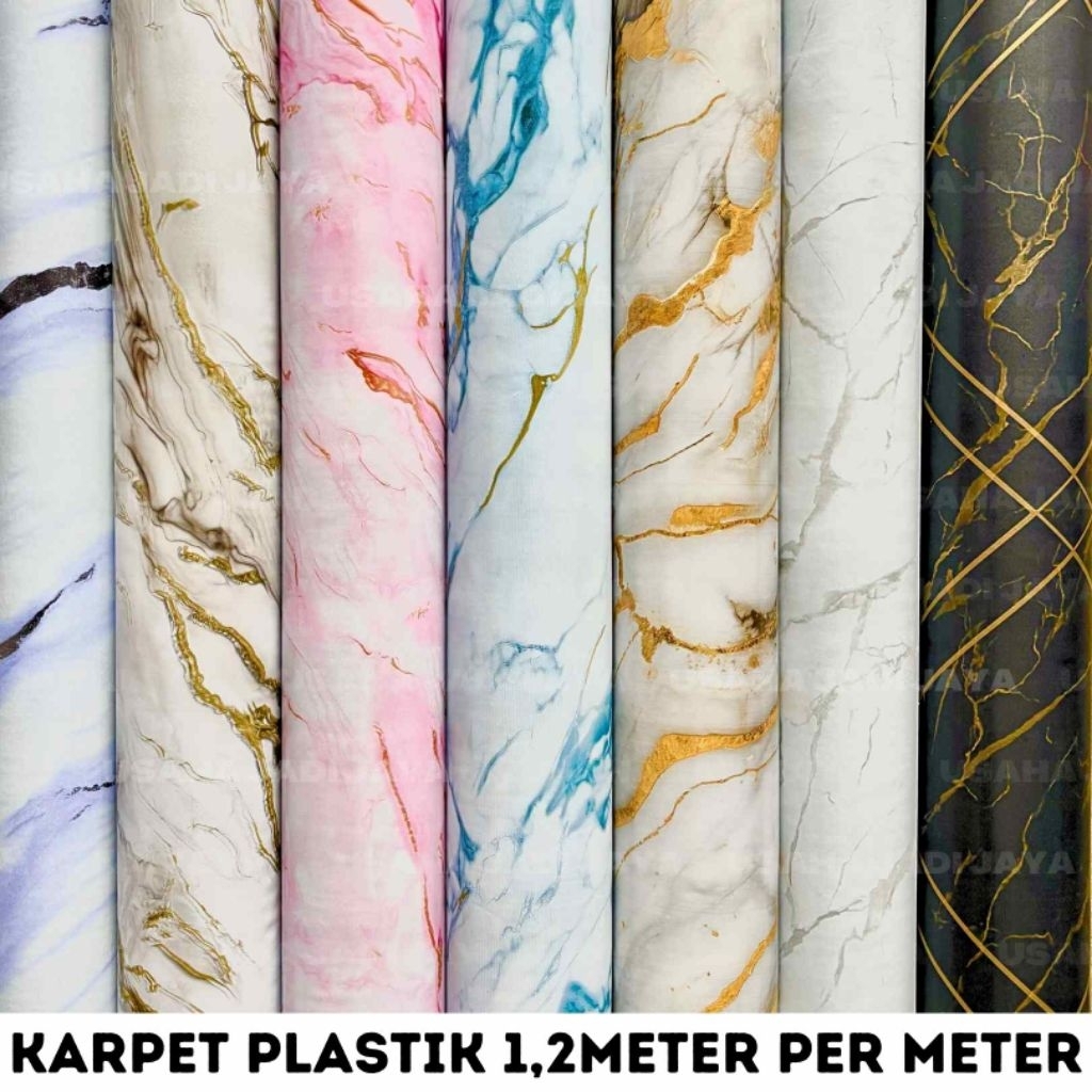 KARPET PLASTIK 1,2 METER/ KARPET MEJA/MEJ DAPUR/ALAS MEJA/KARPET LANTAI/ALAS LANTAI PER METER