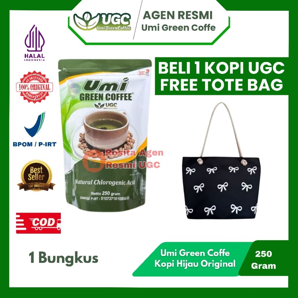 Umi Green Coffee Kopi Hijau Pelangsing Ori 2 Pcs 250 Gram