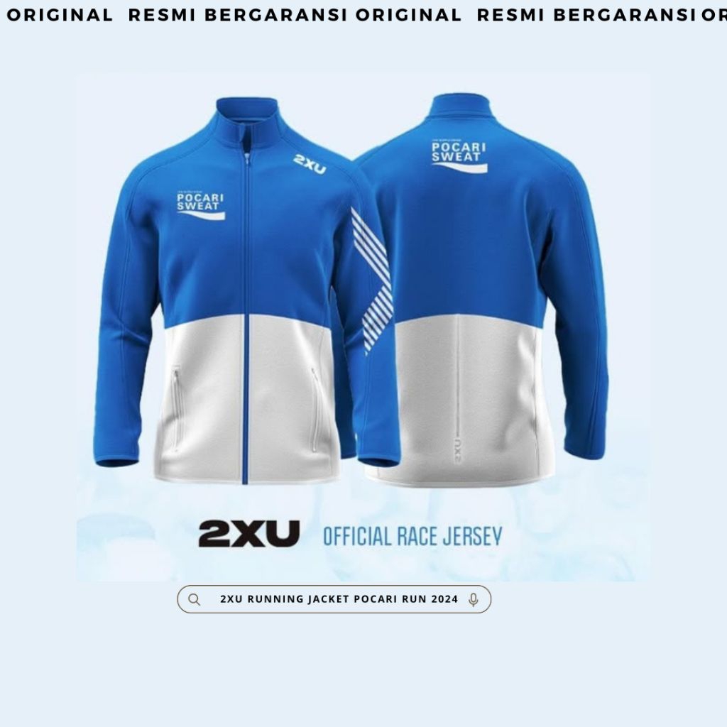 2XU Pocari Sweat Run 2024 Unisex Jacket - Blue white
