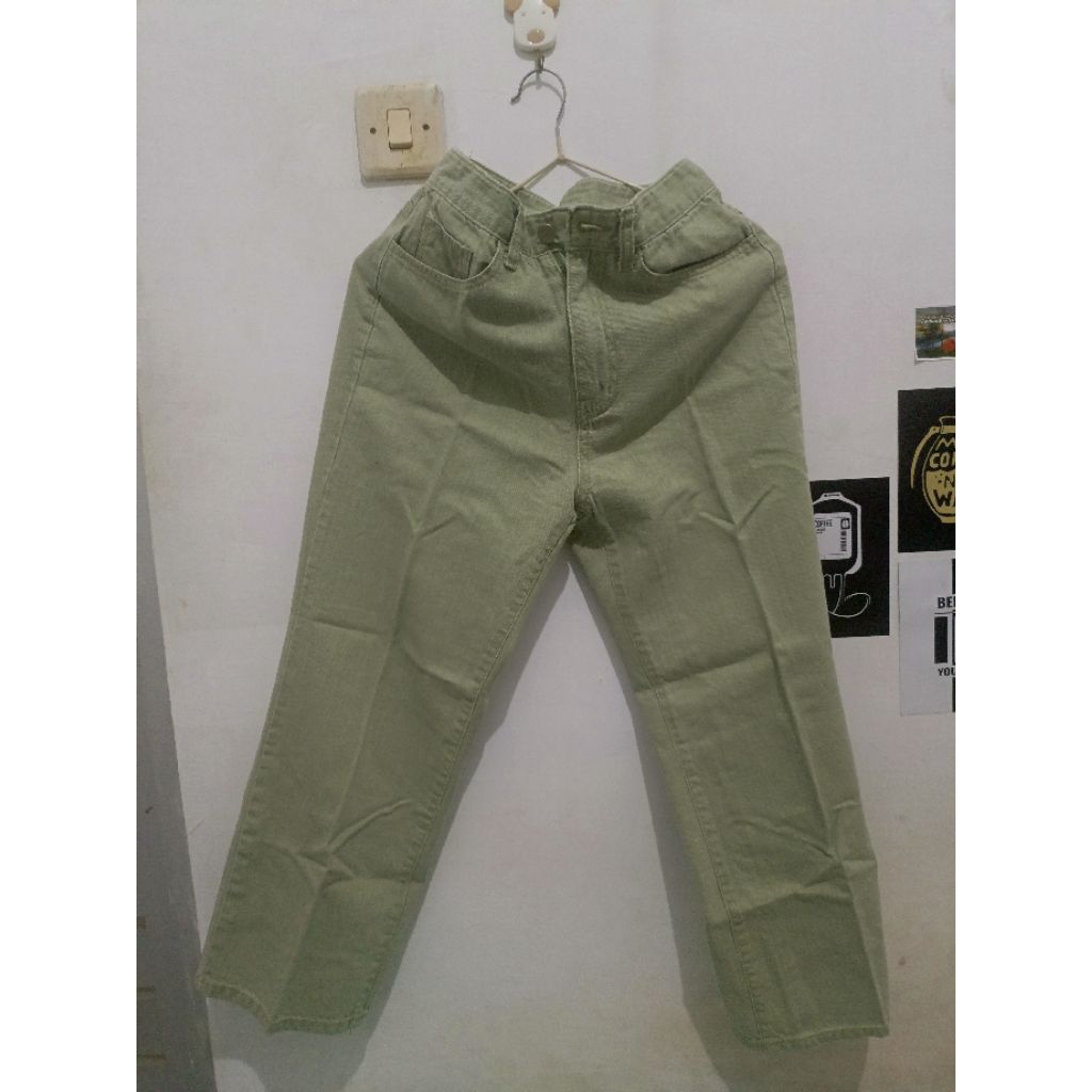 PRELOVED ORO YEONA PANTS BAWAHAN CELANA JEANS DENIM ROK @aisyrohadaa