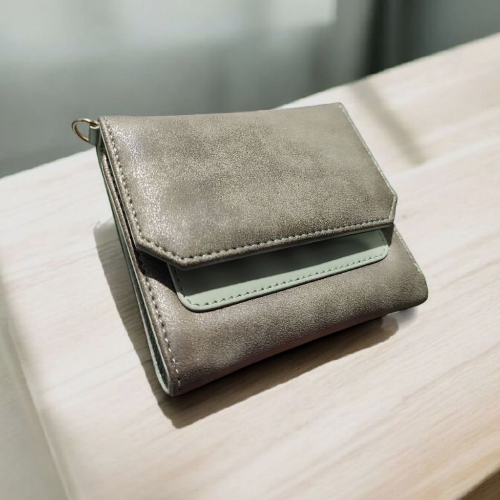 DFARA DOMPET wanita dompet wallet lipat tiga elegan