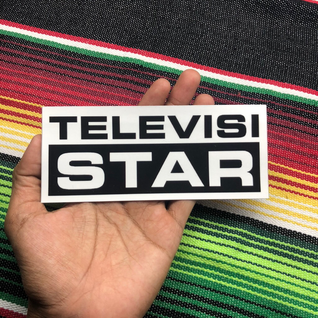 Sticker Televisi Star Skateboard